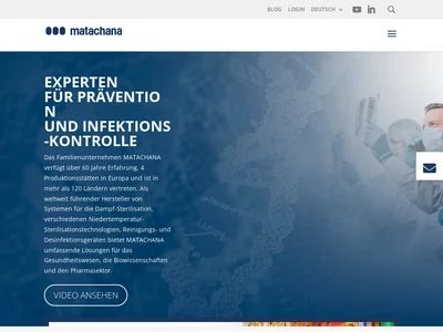 Website von MATACHANA GERMANY GmbH