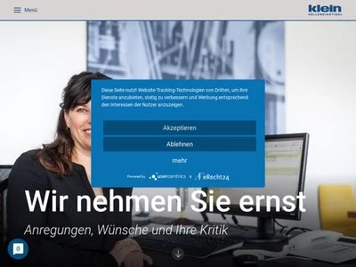 Website von Carl Klein GmbH