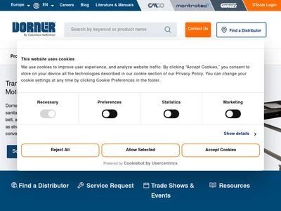 Website von Dorner GmbH