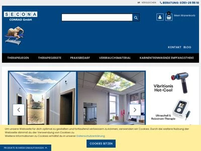 Website von Secona Conrad GmbH