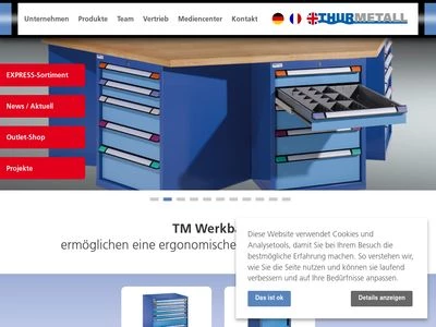 Website von Thur Metall AG