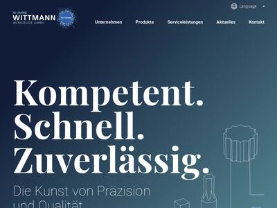 Website von Wittmann Werkzeuge GmbH