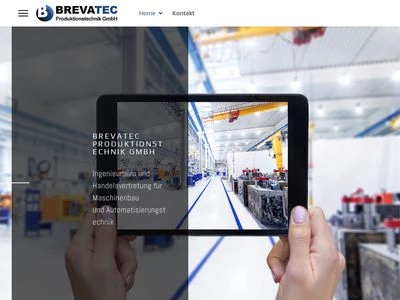 Website von Brevatec Produktionstechnik GmbH