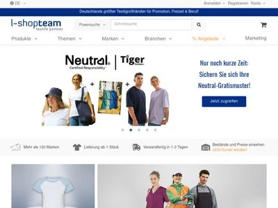 Website von L-SHOP-TEAM GmbH