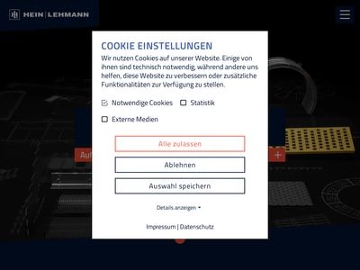 Website von HEIN, LEHMANN GmbH