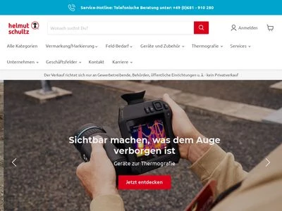 Website von Helmut Schultz - Gesellschaft für Vermessungstechnik mbH