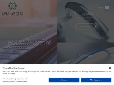 Website von GEBR. DENKER GmbH & Co. KG Kunststofftechnik