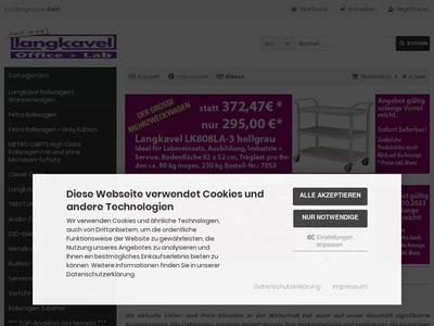 Website von Langkavel Office + Lab Hartmut Pausch/ Heidi Pausch GbR