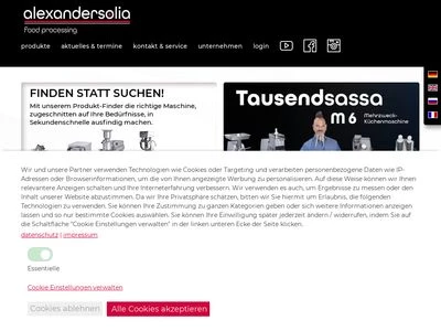 Website von AlexanderSolia GmbH