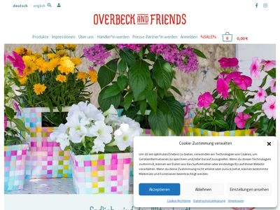 Website von Overbeck and Friends GmbH