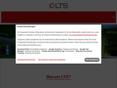 Website von Lenkering Technische Systeme GmbH