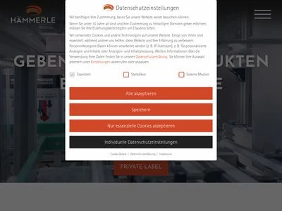 Website von Hämmerle Kaffee GmbH