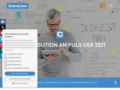 Website von ComLine GmbH Value Added Distribution