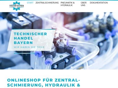 Website von Technischer Handel Bayern