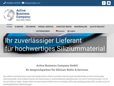 Website von Active Business Company GmbH