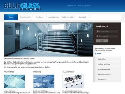 Website von Bul-It Glass Trade Ltd.
