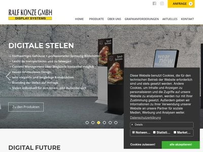 Website von Ralf Konze GmbH