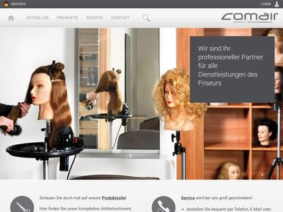 Website von Comair Germany GmbH