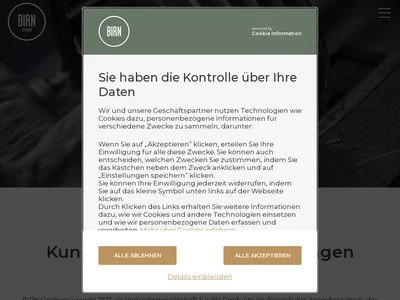 Website von Vald. Birn GmbH