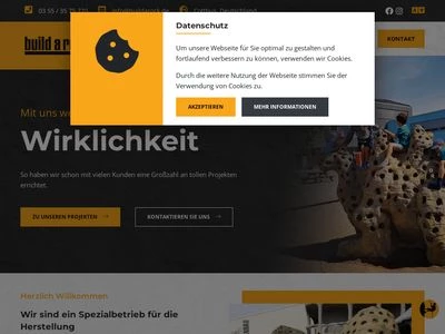 Website von build a rock GmbH