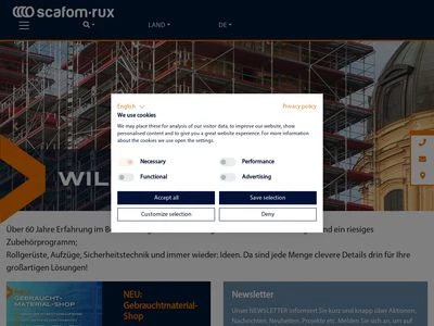 Website von Rux GmbH