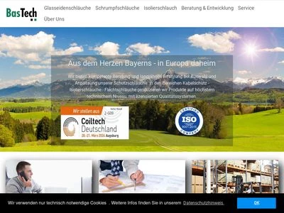 Website von Bastech GmbH