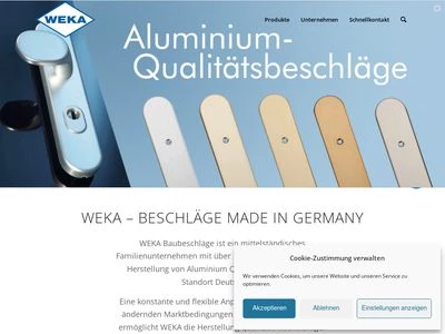 Website von WEKA Willi Kampmann GmbH