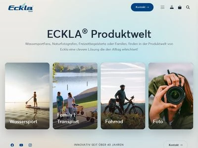 Website von Eckla GmbH