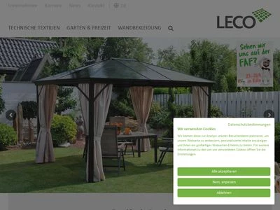 Website von Leco-Werke Lechtreck GmbH & Co. KG