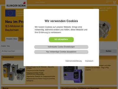 Website von Klinger & Born GmbH
