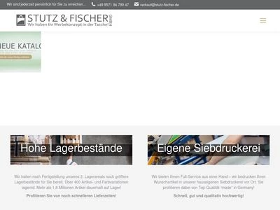 Website von Stutz & Fischer GmbH