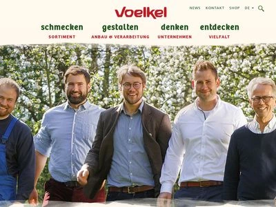 Website von Voelkel GmbH
