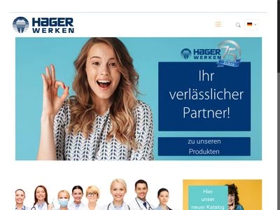 Website von Hager & Werken GmbH & Co. KG