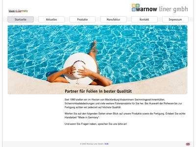 Website von Warnow Liner GmbH