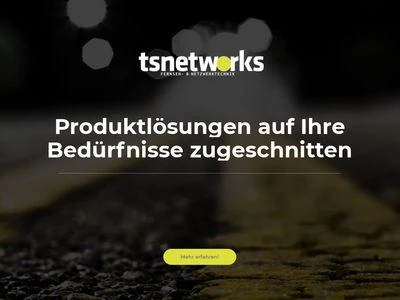 Website von TSNETWORKS