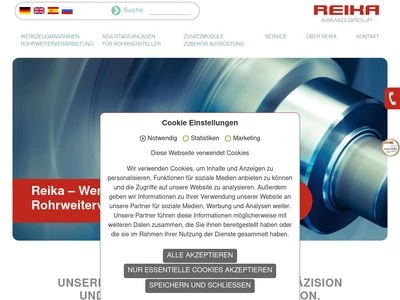 Website von Reika GmbH & Co.KG