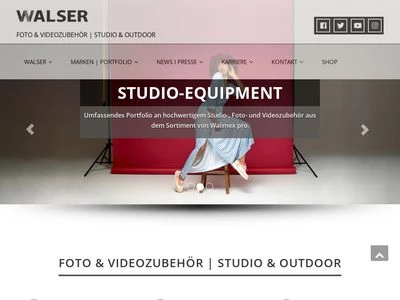 Website von WALSER GmbH & Co. KG