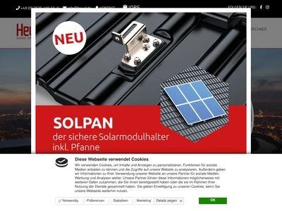 Website von Heuel und Söhne GmbH