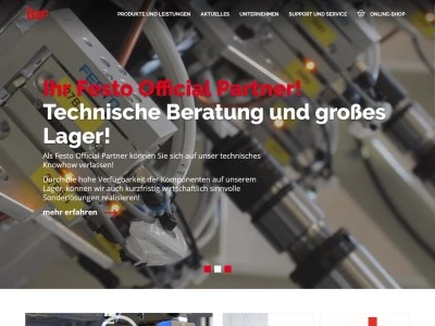 Website von IBF GmbH