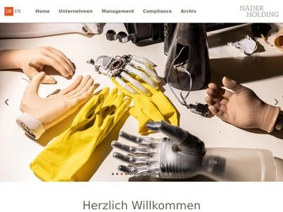 Website von Otto Bock HealthCare Deutschland GmbH