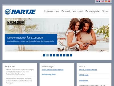 Website von Hermann Hartje KG