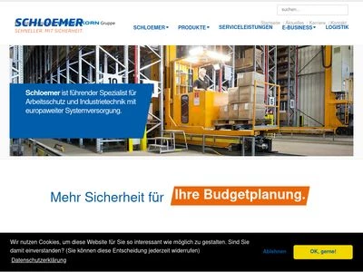 Website von Schloemer GmbH