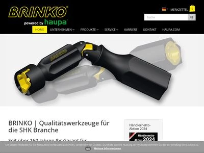 Website von BRINKO GmbH