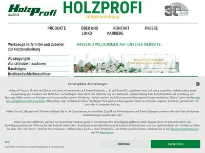 Website von HOLZPROFI Pichlmann GmbH