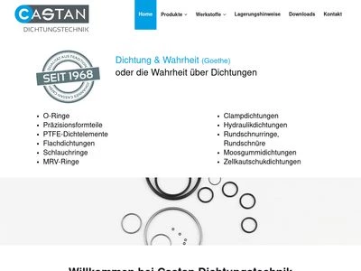 Website von Johannes Castan GmbH