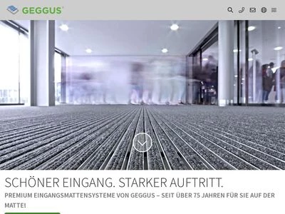 Website von GEGGUS GmbH