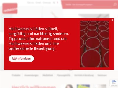 Website von redstone GmbH & Co. KG