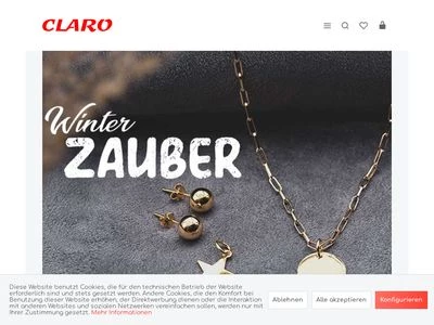 Website von CLARO Handels-GmbH