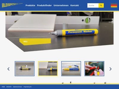 Website von Bleispitz GmbH