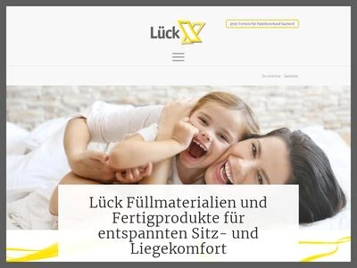 Website von Lück GmbH & Co. KG